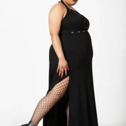 Killstar Women's Stuff Tristania Maxi Halter Dress