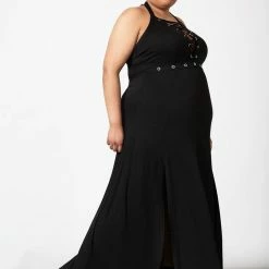 Killstar Women's Stuff Tristania Maxi Halter Dress