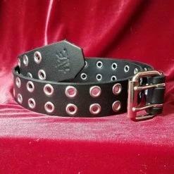 Ape Leather Two Row Eyelet Belt