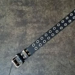 Ape Leather Two Row Eyelet Belt