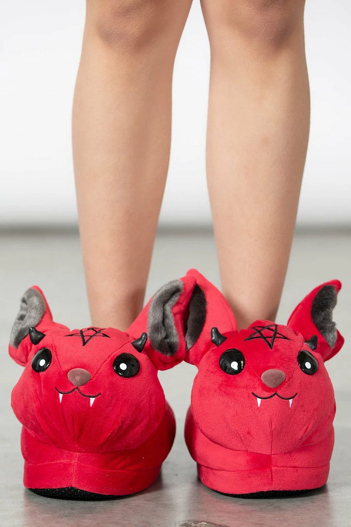 Killstar Vampir Slippers - Blood Accessories 7 Killstar Vampir Slippers - Blood Accessories