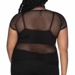 Killstar Wildchild Fishnet Top - Black Women's Stuff