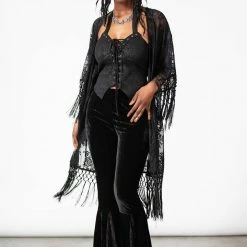 Killstar Women's Stuff Witch Hazel Lace Kimono