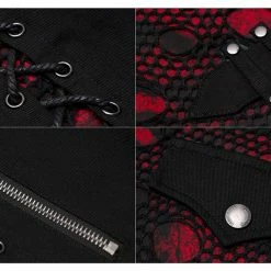 Punk Rave Women's Stuff Punk Blood Dark Denim Women's Pants