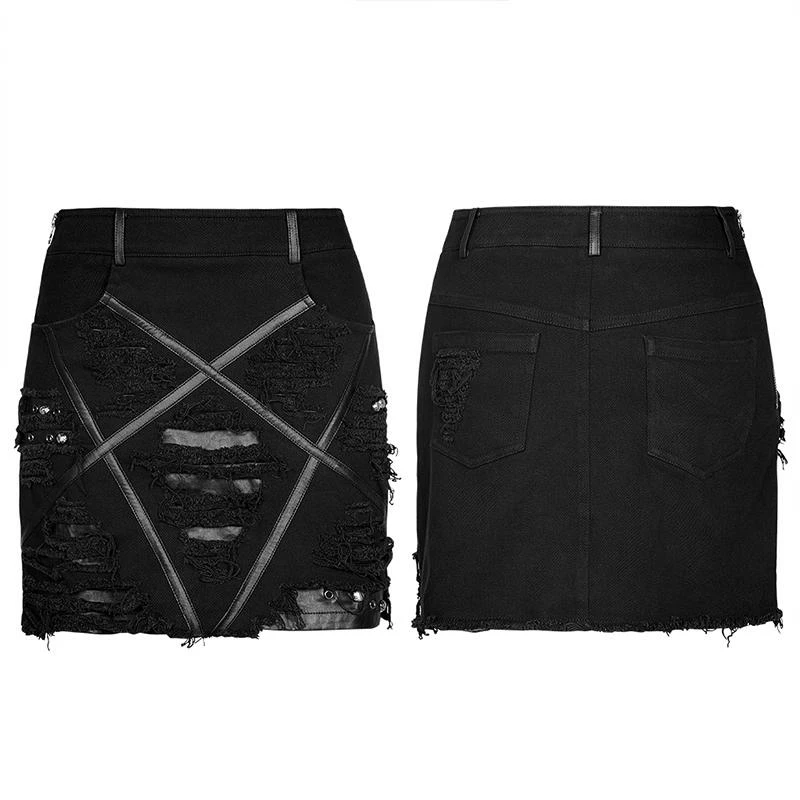 Punk Rave Gothic Decadent Women's Skirt Women's Stuff 4 Punk Rave Gothic Decadent Women's Skirt Women's Stuff