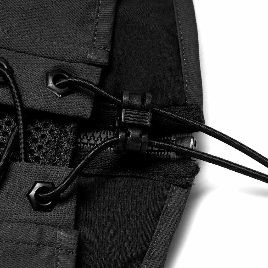 Punk Rave Men's Stuff Black And Gray Corset With Buckles 6 Punk Rave Men's Stuff Black And Gray Corset With Buckles