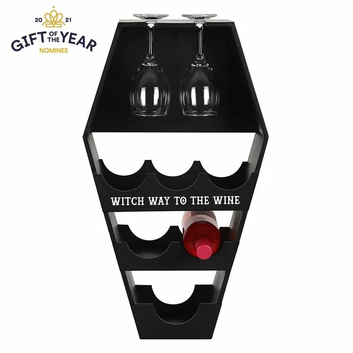 Gothic Gifts Gift Ideas Coffin Wine Shelf 3 Gothic Gifts Gift Ideas Coffin Wine Shelf