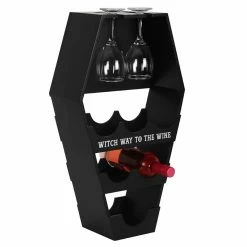 Gothic Gifts Gift Ideas Coffin Wine Shelf 7 Gothic Gifts Gift Ideas Coffin Wine Shelf