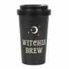 Gothic Gifts Witches Brew Eco Bamboo Travel Mug