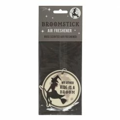 Gothic Gifts Gift Ideas Witches Broom Rose Scented Air Freshener
