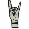 Project Pinup Gift Ideas Witchy Metal Horns Hand Iron On Embroidered Patch - Fair