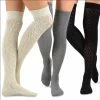 TeeHee Gift Ideas Women's Acrylic Over The Knee High Assorted 3-Pack 2 TeeHee Gift Ideas Women's Acrylic Over The Knee High Assorted 3-Pack