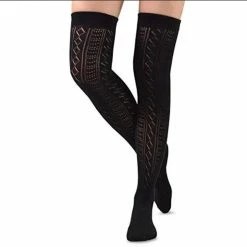 TeeHee Gift Ideas Women's Acrylic Over The Knee High Assorted 3-Pack 9 TeeHee Gift Ideas Women's Acrylic Over The Knee High Assorted 3-Pack