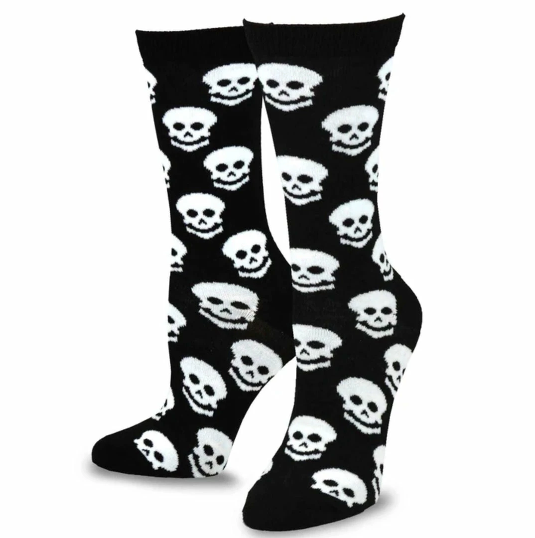 TeeHee Women's Halloween Polyester Crew Skulls 4-Pack Gift Ideas 6 TeeHee Women's Halloween Polyester Crew Skulls 4-Pack Gift Ideas