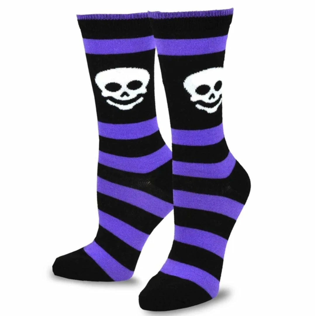 TeeHee Women's Halloween Polyester Crew Skulls 4-Pack Gift Ideas 7 TeeHee Women's Halloween Polyester Crew Skulls 4-Pack Gift Ideas