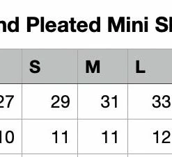 Lip Service World's End Pleated Mini Skirt - B&W Plaid