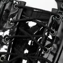 Punk Rave Women's Stuff Gothic Patent Leather Corset