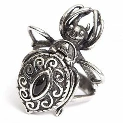 Punk Rave Black Widow Ring