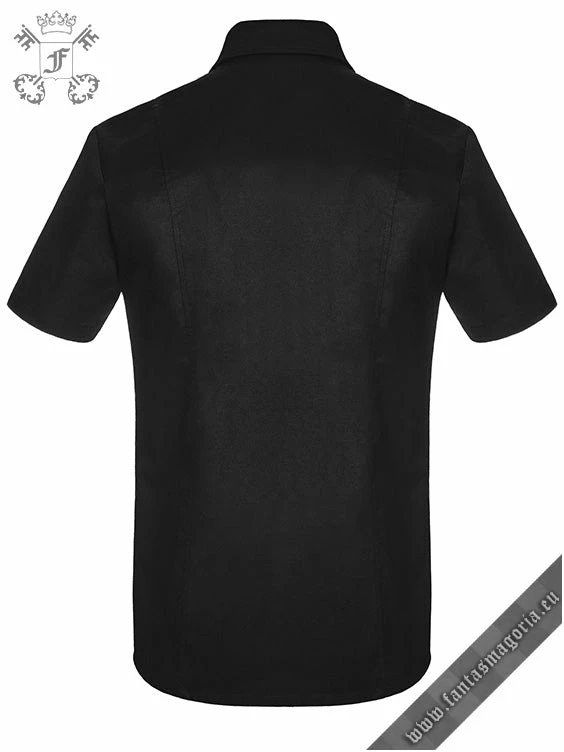 Punk Rave Men's Stuff Casual Black Men's Shirt 13 Punk Rave Men's Stuff Casual Black Men's Shirt