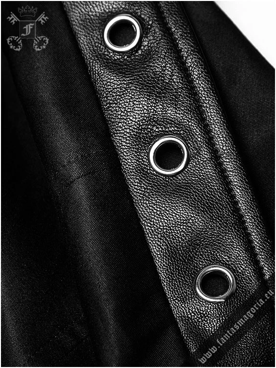 Punk Rave Men's Stuff Casual Black Men's Shirt 15 Punk Rave Men's Stuff Casual Black Men's Shirt