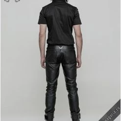 Punk Rave Men's Stuff Casual Black Men's Shirt 25 Punk Rave Men's Stuff Casual Black Men's Shirt