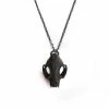 Rogue And Wolf Cat Skull Necklace Jewelry
