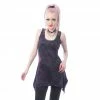 Chemical Black Crow Rose Lace Panel Vest Women's Stuff