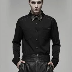 Punk Rave Men's Stuff Deimos Black Shirt