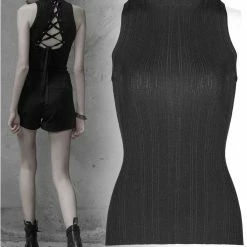 Punk Rave Elodie Black Top