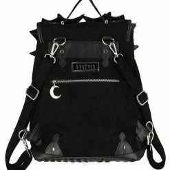 ReStyle Black Phantom Gothic Backpack With Dragon Wings