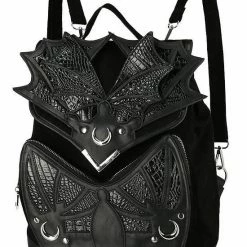 ReStyle Black Phantom Gothic Backpack With Dragon Wings