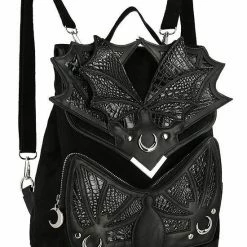 ReStyle Black Phantom Gothic Backpack With Dragon Wings