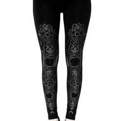 ReStyle Black Gothic Baroque Leggings 11 ReStyle Black Gothic Baroque Leggings