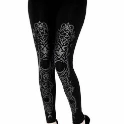 ReStyle Black Gothic Baroque Leggings