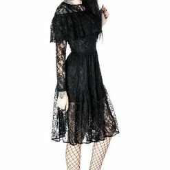 ReStyle Gloomy Prairie Black Lace Gothic Dress 21 ReStyle Gloomy Prairie Black Lace Gothic Dress