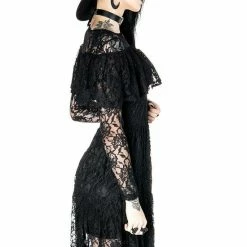 ReStyle Gloomy Prairie Black Lace Gothic Dress