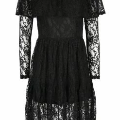 ReStyle Gloomy Prairie Black Lace Gothic Dress 24 ReStyle Gloomy Prairie Black Lace Gothic Dress