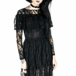 ReStyle Gloomy Prairie Black Lace Gothic Dress 25 ReStyle Gloomy Prairie Black Lace Gothic Dress