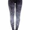ReStyle Gray Branches Ombre Leggings Women's Stuff