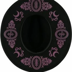 ReStyle Baroque Style Gothic Hat With Burgundy Monogram 22 ReStyle Baroque Style Gothic Hat With Burgundy Monogram