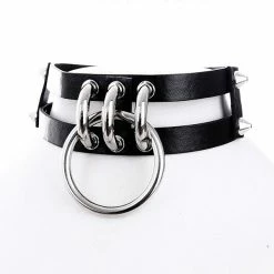 ReStyle Double O-Ring Collar Gothic Choker