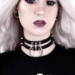 ReStyle Double O-Ring Collar Gothic Choker