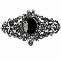 ReStyle Horns Barette Silver Gothic Hairclip