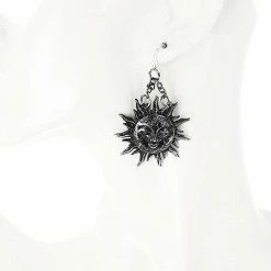 ReStyle Jewelry Moon And Sun Silver Earrings