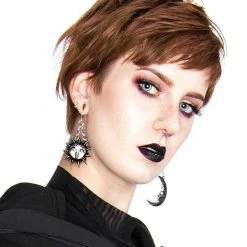 ReStyle Jewelry Moon And Sun Silver Earrings