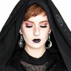 ReStyle Jewelry Moon And Sun Silver Earrings