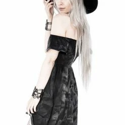 ReStyle Dresses Pentagram Choker Tunic Gothic Dress With Harness