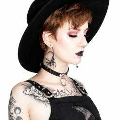 ReStyle Sleepless Nights Silver Moon Earrings Jewelry