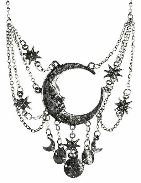 ReStyle Jewelry Sleepless Nights Silver Moon Necklace 3 ReStyle Jewelry Sleepless Nights Silver Moon Necklace