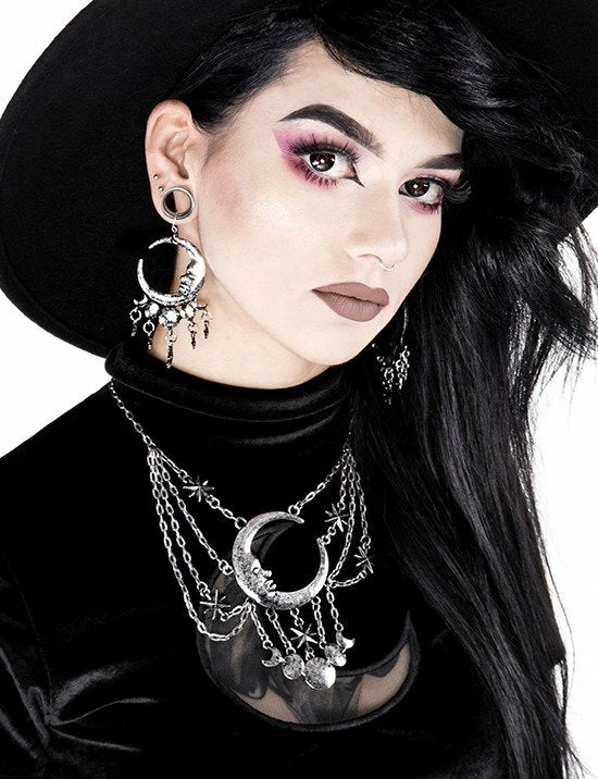 ReStyle Jewelry Sleepless Nights Silver Moon Necklace 5 ReStyle Jewelry Sleepless Nights Silver Moon Necklace